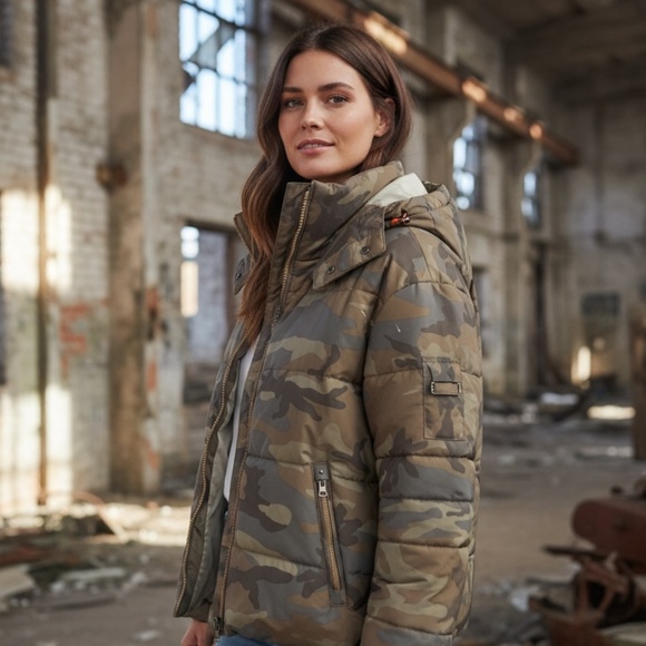 BOGNER Camo Print Lora-D Down Women's Ski Jacket - Picture 2 of 7